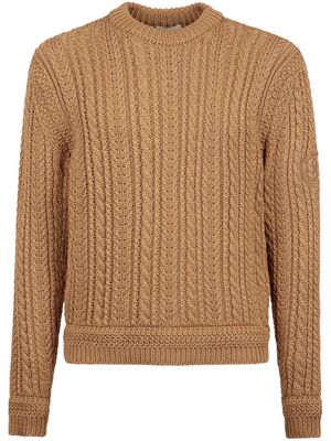 Bally cable-knit cotton jumper - Neutrals