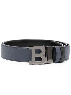 Bally calf-leather adjustable belt - Blue
