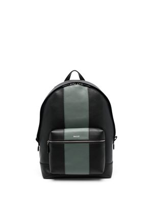 Bally calf leather backpack - Black