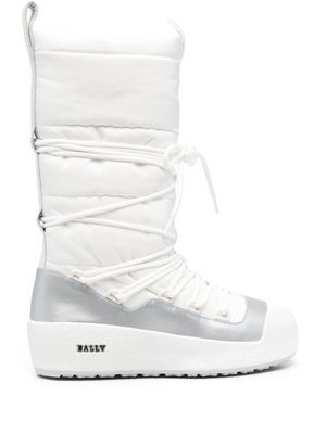 Bally Cathye padded lace-up boots - White