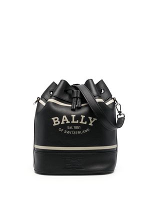 Bally Cleoh logo-print bucket bag - Black