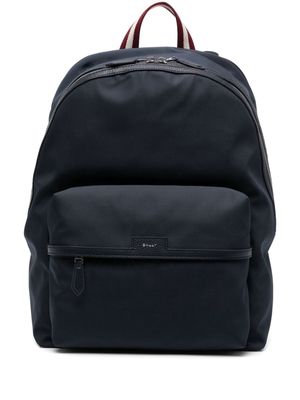 Bally Code leather backpack - Blue