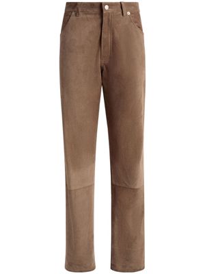 Bally corduroy straight-leg trousers - Brown