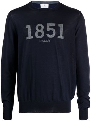 Bally crew-neck sweatshirt - Blue