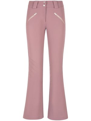 Bally cuff-zip flared trousers - Pink