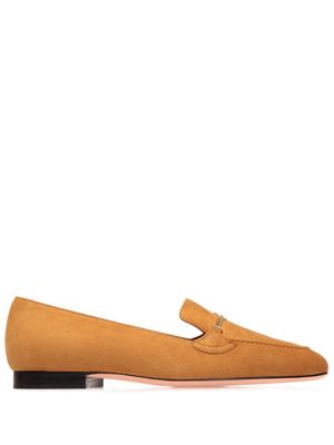 Bally Daily Emblem suede loafers - Yellow