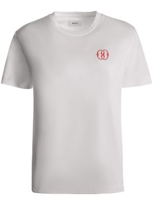 Bally Emblem-print short-sleeve T-shirt - White
