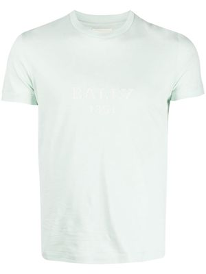 Bally embossed-logo cotton T-shirt - Green