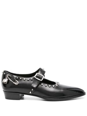 Bally Gerwin studded leather loafers - Black