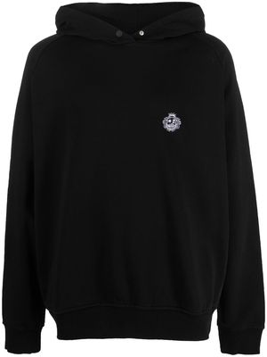 Bally graphic-print cotton hoodie - Black