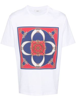Bally graphic-print cotton T-shirt - U001 - WHITE