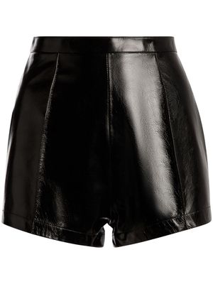 Bally high-shine leather shorts - Black