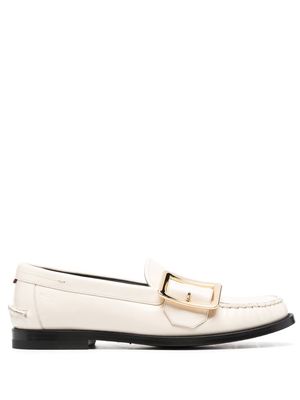 Bally Janelle buckle-detail loafers - Neutrals