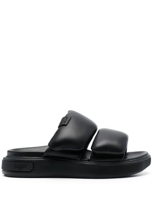 Bally Joey double-strap slide sandals - Black
