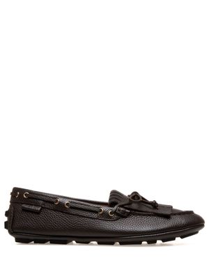 Bally Kerbs leather boat shoes - Brown