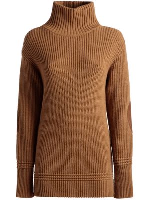 Bally knitted wool minidress - Brown