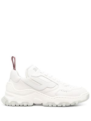 Bally leather chunky sneakers - White