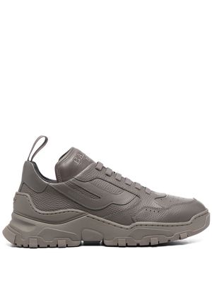 Bally leather high-top lace-up sneakers - Grey