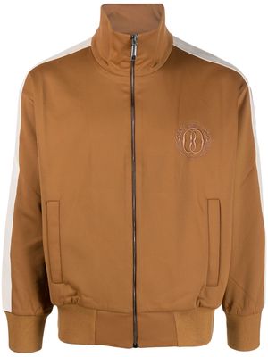 Bally logo-embroidered bomber jacket - Brown