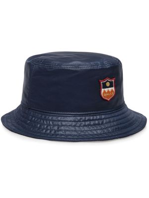 Bally logo-embroidered bucket hat - Blue