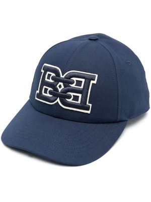Bally logo-embroidered cap - Blue