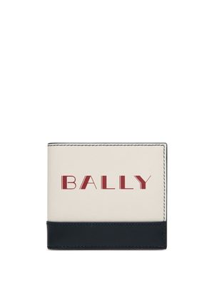Bally logo-lettering leather wallet - Neutrals
