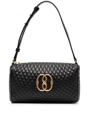 Bally logo-plaque leather bag - Black
