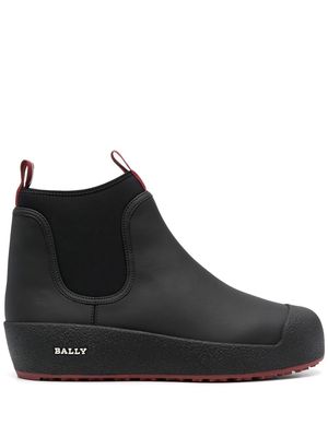Bally logo-print ankle boots - Black