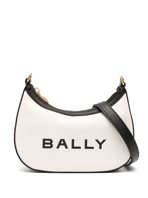 Bally logo-print canvas crossbody bag - Neutrals