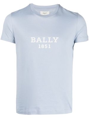 Bally logo-print cotton T-shirt - Blue