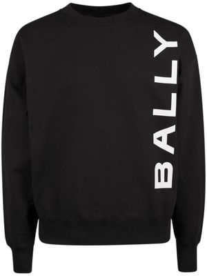 Bally logo-print organic-cotton sweatshirt - Black