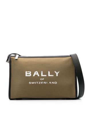 Bally logo-print shoulder bag - Green