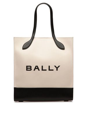 Bally logo print tote bag - Neutrals