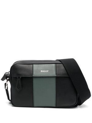 Bally logo-stamp leather bag - Black