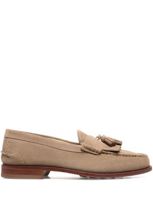 Bally Oregon suede loafers - Neutrals
