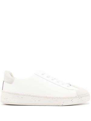 Bally panelled leather sneakers - White