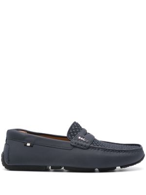 Bally Pikat woven leather loafers - Blue