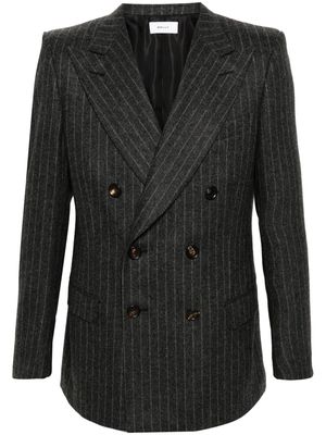Bally pinstripe-pattern wool blazer - Grey