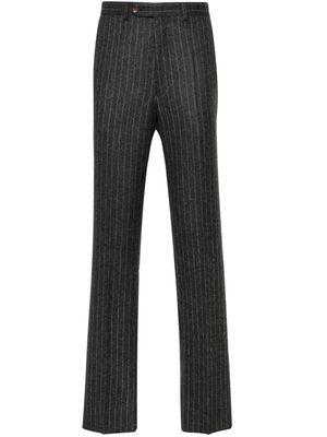 Bally pinstripe-pattern wool trousers - Grey