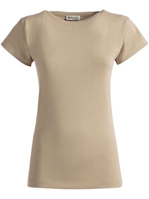 Bally plain organic-cotton T-shirt - Neutrals
