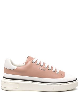 Bally platform-sole low-top sneakers - WHITE/FLOR 50