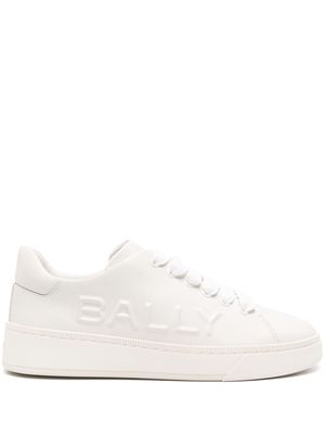 Bally Reka logo-embossed leather sneakers - White