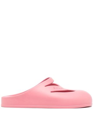 Bally round-toe flat slides - Pink