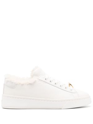 Bally Ryver logo-plaque leather sneakers - White