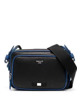 Bally Saffiano leather shoulder bag - Black