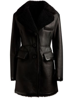 Bally single-breasted leather jacket - Black