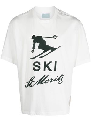Bally Ski graphic-print T-shirt - White