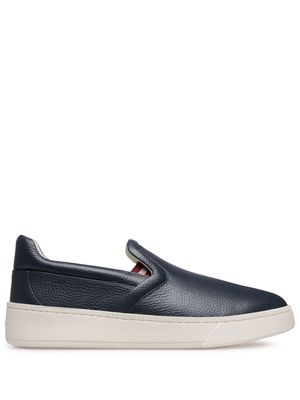 Bally slip-on leather sneakers - Blue