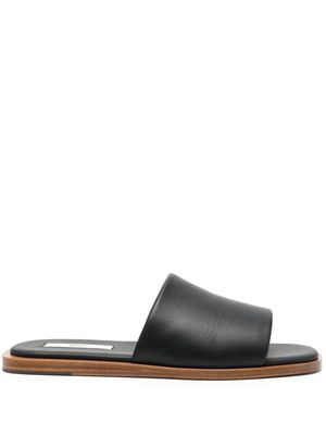 Bally slip on-style leather sandals - Black