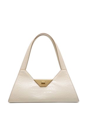 Bally small Trilliant embossed-python shoulder bag - Neutrals